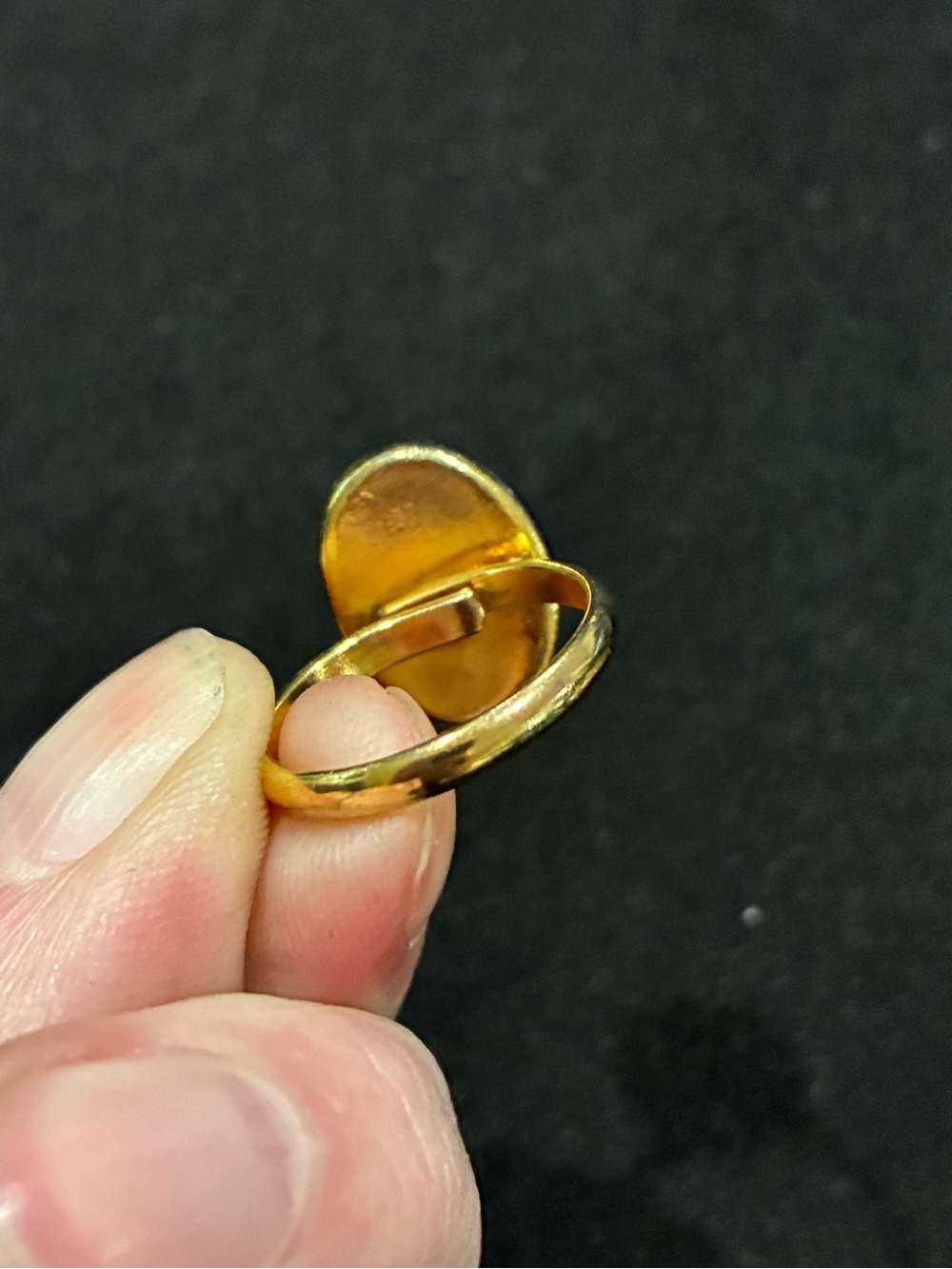 Vintage Mid Century Murano Glass Ring - Picture 8 of 8